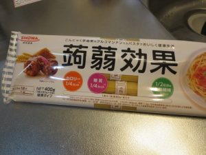 昭和産業の蒟蒻効果パスタ