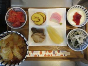 食事制限、2018年元旦の朝ごはん
