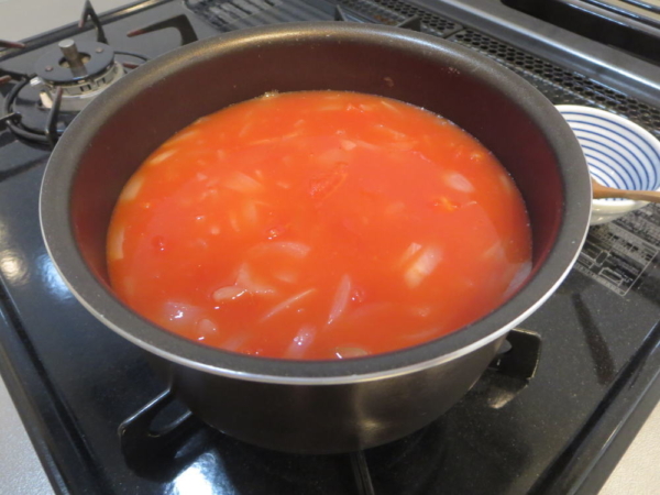 トマトソースを作り置き