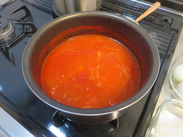 トマトソースの作り置き