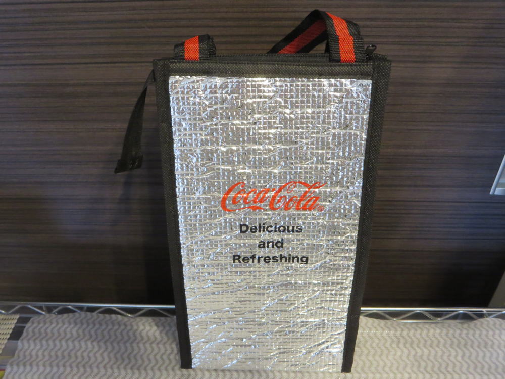 コカ・コーラの景品の保冷バッグ 我が家の献立の記録、糖尿病で食事制限。
