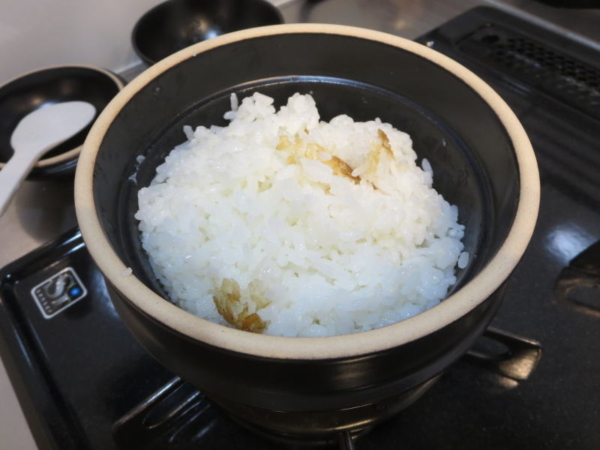 かまっこで土鍋ごはん