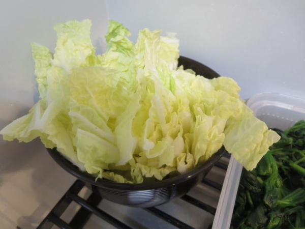 ざく切り白菜