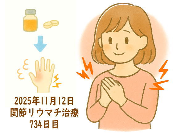 関節リウマチ治療734日目
