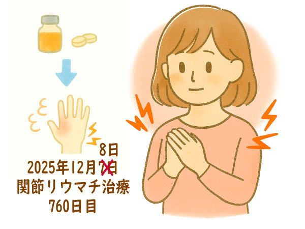 関節リウマチ治療760日目