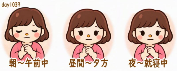 関節リウマチ 前日の体調記録day1039
