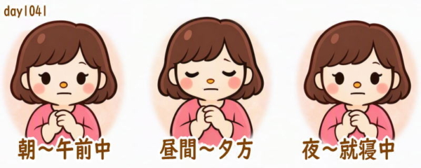 関節リウマチ 前日の体調記録day1041