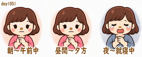 関節リウマチ 前日の体調記録day1051