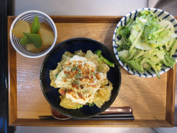 ポテトグラタンの献立