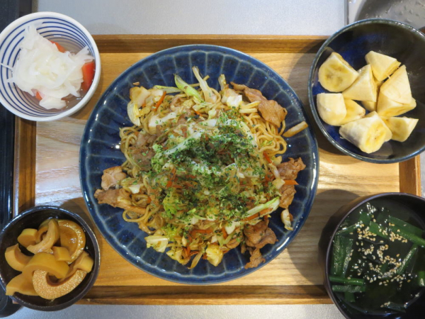 焼きそばの献立