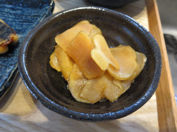 菊芋の甘酢醤油煮