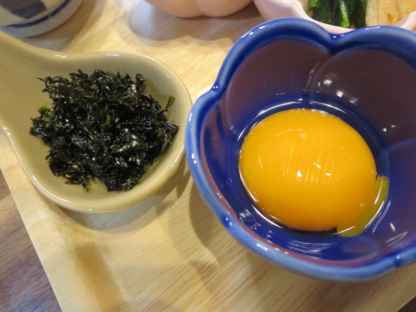 韓国海苔ふりかけ、卵黄