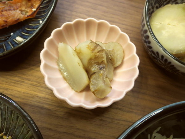 菊芋のガーリックバター