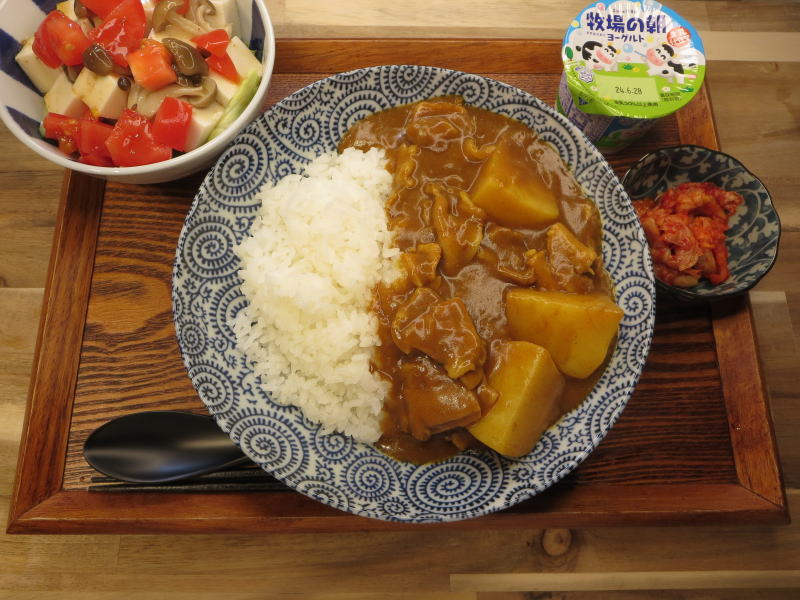 カレーの献立