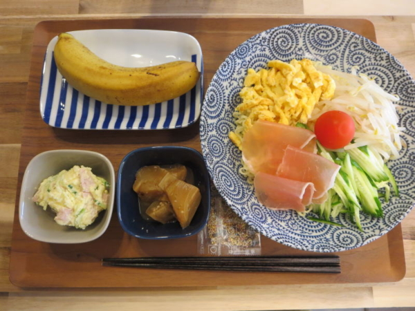 冷しラーメン(マルちゃん)の献立