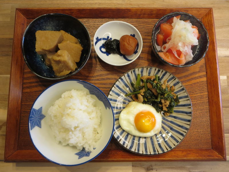 冷凍たまごで目玉焼きの献立