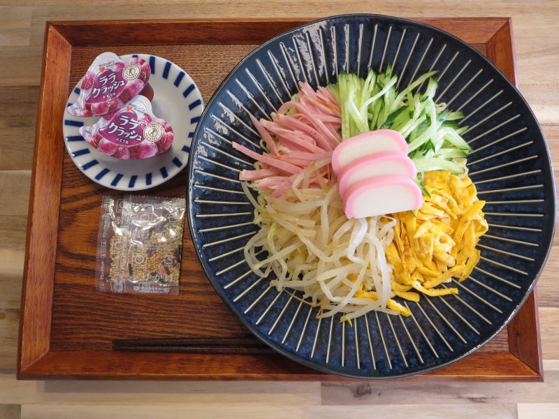 冷しラーメン(マルちゃん)の献立