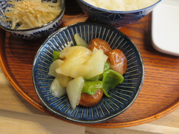 甘酢肉団子の酢豚風