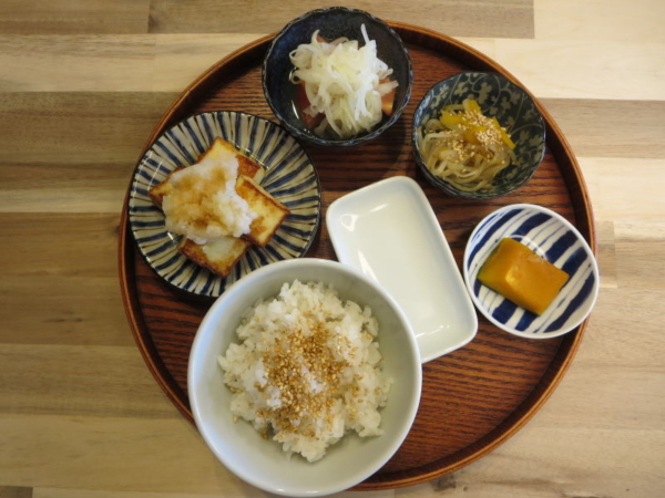 厚揚げ焼きの献立