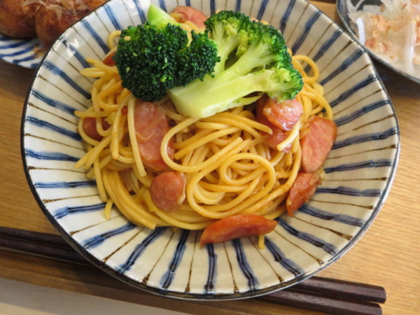 ガーリックしょう油パスタ