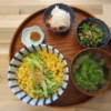 2色丼の献立