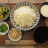 冷しうどんの献立