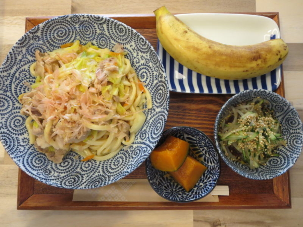 焼うどんの献立