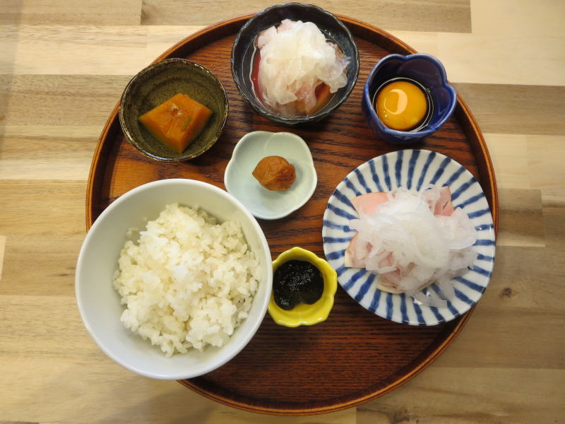 たまごかけごはんの献立