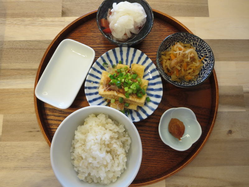 焼き油揚げの献立