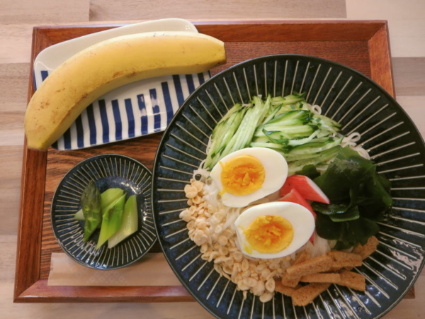 ぶっかけうどんの献立