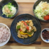 豚バラとカラーピーマンのソテーの献立