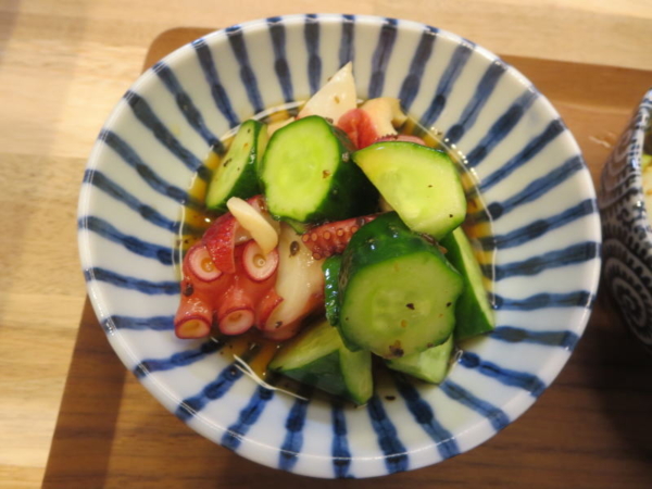 たこときゅうりの和え物