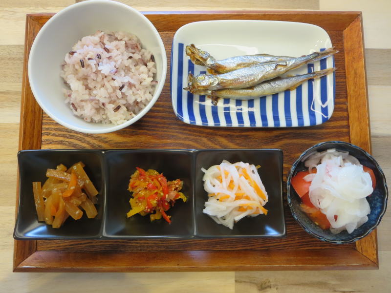 焼ししゃもの献立