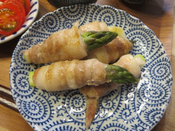 アスパラの豚バラ巻き