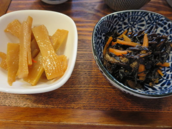 メンマ、ひじき煮