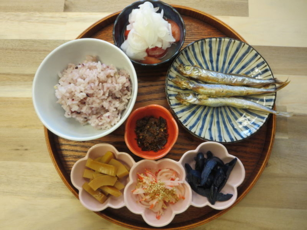 焼ししゃもの献立