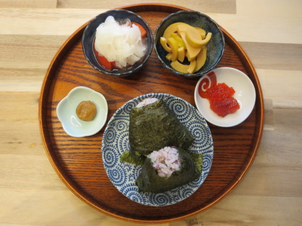 おにぎりの献立