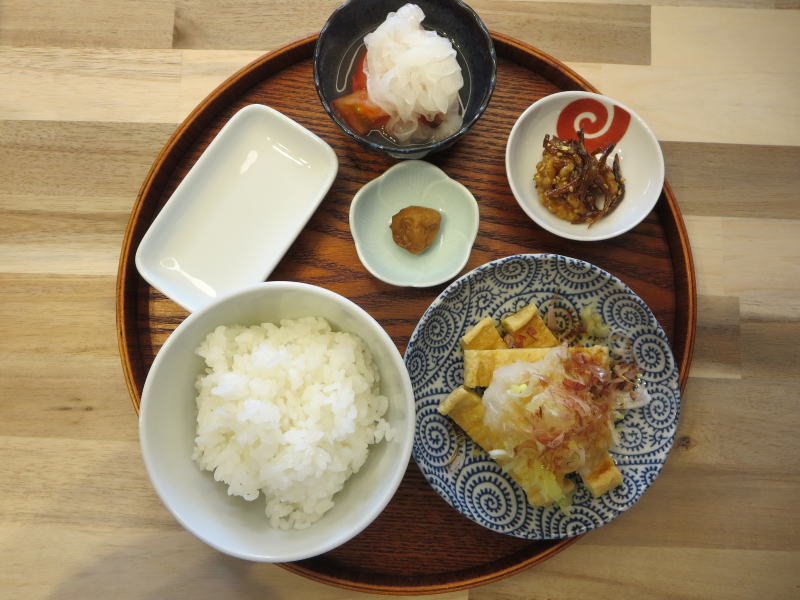 焼き油揚げの献立