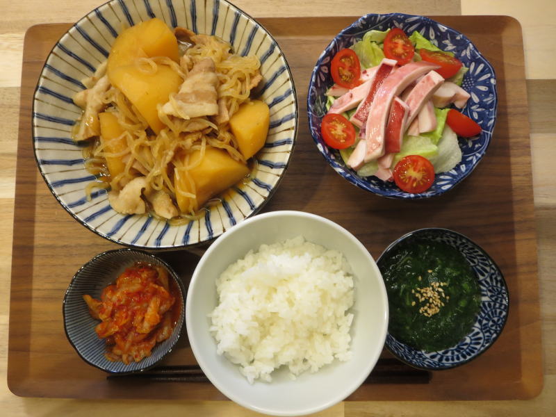 肉じゃがの献立