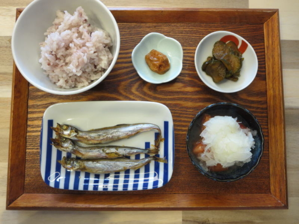焼ししゃもの献立