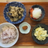 ナスと鶏ひき肉の炒め物の献立