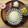 白粥ともやしたまごの献立