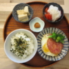 シャウスライスのたまご挟み焼きの献立