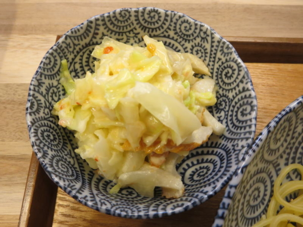 キャベツのチリマヨ和え