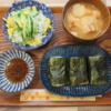 磯辺餅の献立