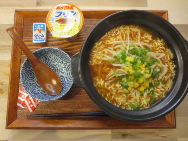 サッポロ一番みそラーメンの献立