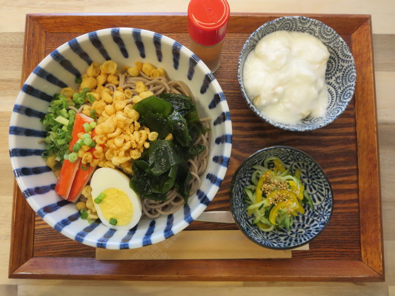 たぬきそばの献立