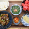 回鍋肉の献立