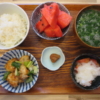 ネギ塩チキン(お惣菜)の献立