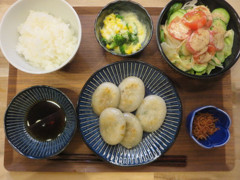 天津閣 にら焼餅(日本ハム)の献立